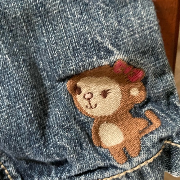 Jamboree girls 6 to 12 months jeans and Old Navy 6 to 12 months pink tap - Picture 10 of 11